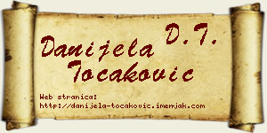 Danijela Točaković vizit kartica